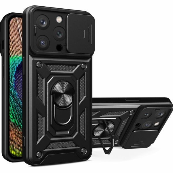 Pouzdro Hurtel Hybrid Armor Camshield iPhone 14 Pro pancé...