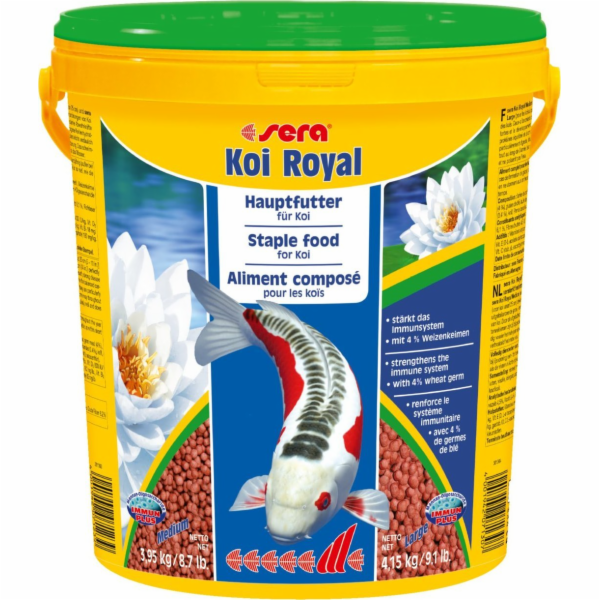 Sera Koi Royal Large 21 l, granule - základní krmivo pro Koi