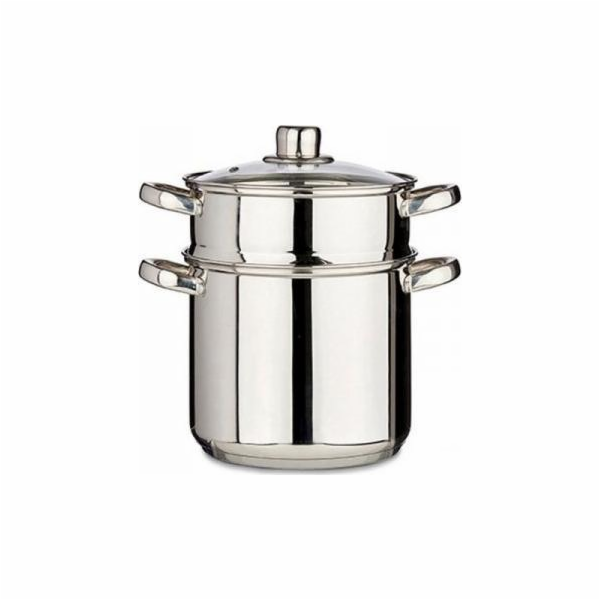 Bigbuy domácí parník Glass Steel (6 l)