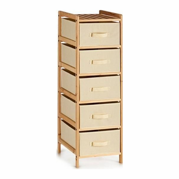 Kipit Komoda 5 zásuvek Dřevo Materiál (34 x 103 x 36 cm)