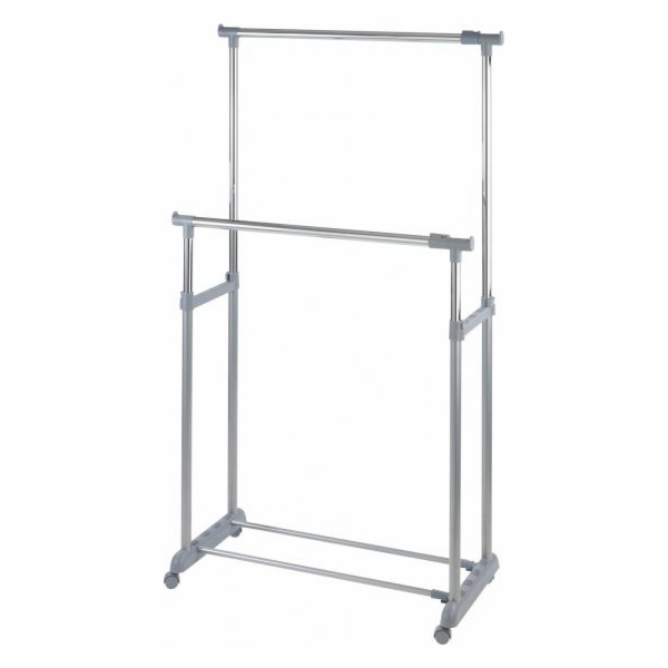 Wenko Twin Bars ramínko na šaty 65-163 x 98-168 cm chromo...