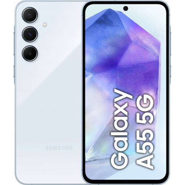 Smartphone Samsung Galaxy A55 5G 8/128 GB modrý – úžasný ...