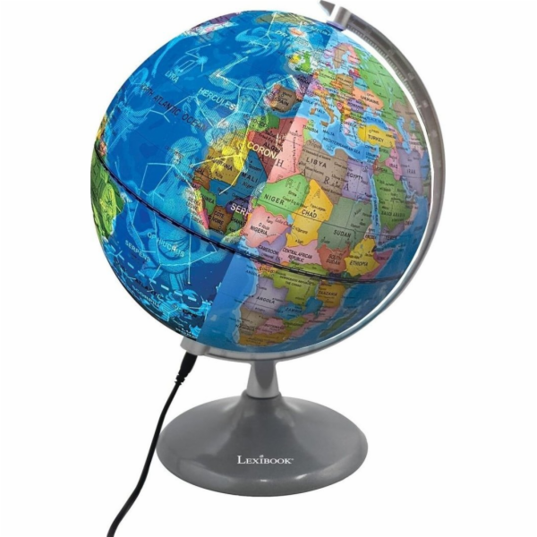 LEXIBOOK Illuminated Globe Planetarium Stars