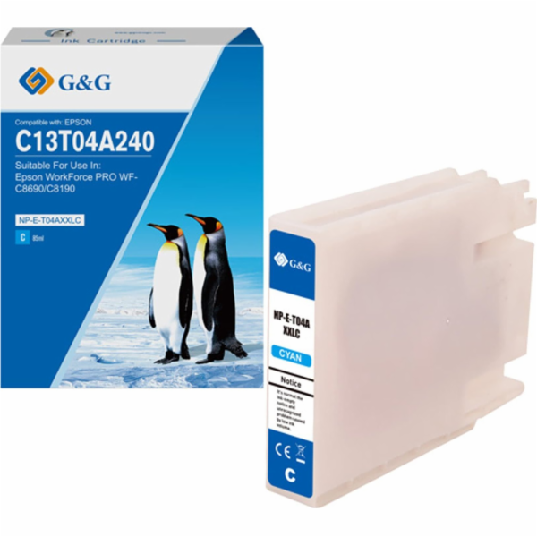 G&G  kompatibilní inkoust / inkoust s C13T04A240, NP-E-T0...