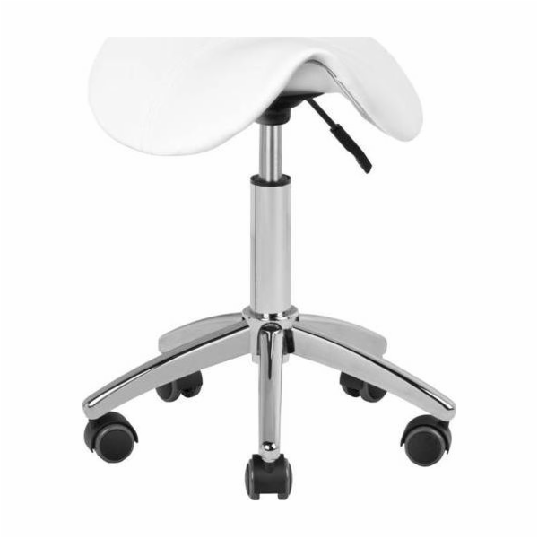 Activeshop AM-302 kosmetická stolička, bílá, univerzální