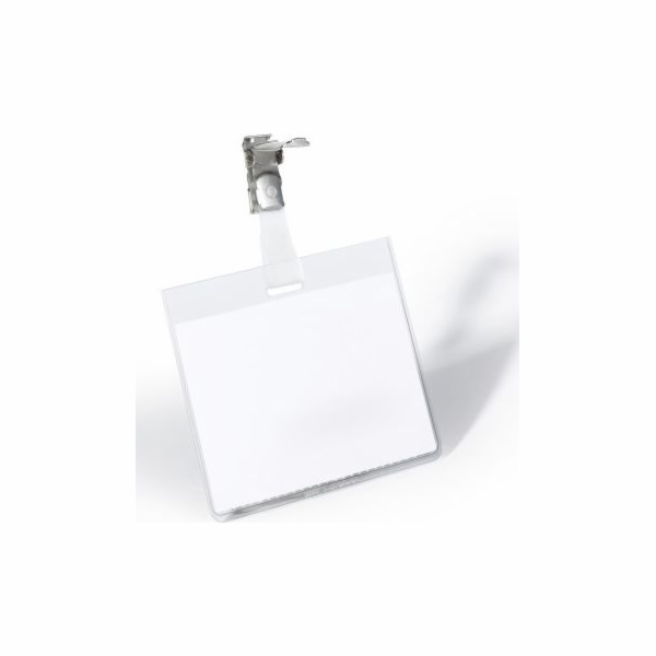 DURABLE Namensschild m Clip transp Kunststoff 90x60mm 25 St