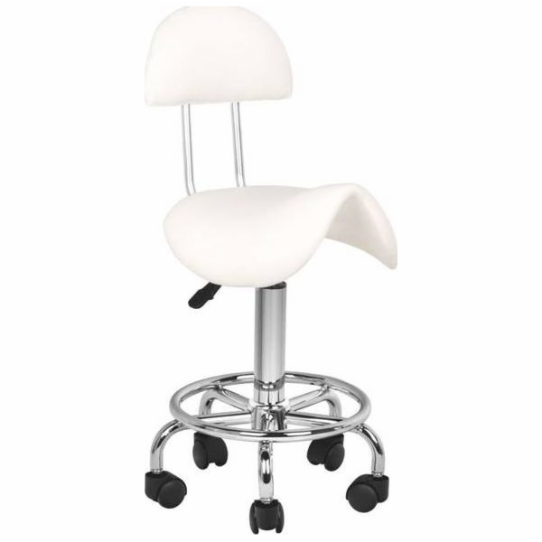 Activeshop Kosmetická taburetka 6001 bílá univerzální