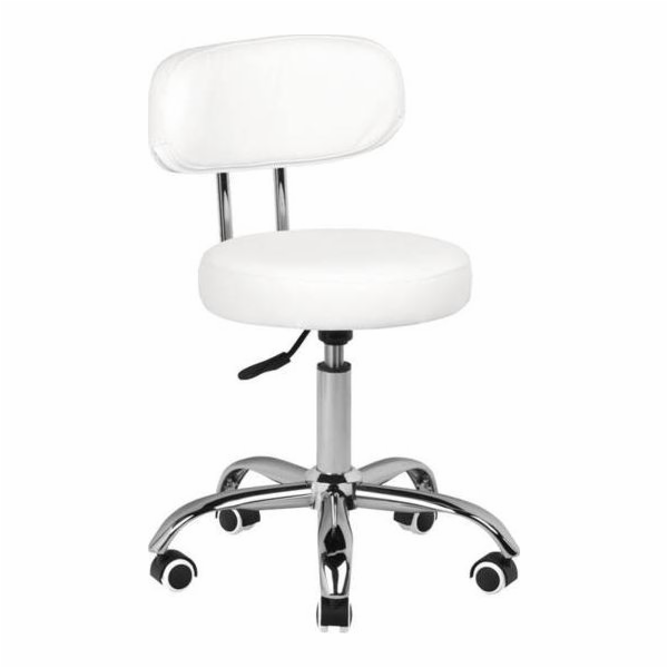 Activeshop Kosmetická stolička pro pedikúru A-007 bílá un...
