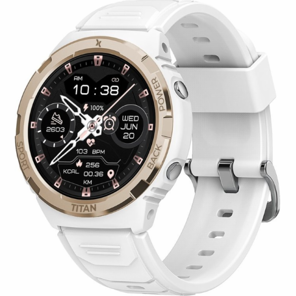 Chytré hodinky Maxcom FW100 Titan Valkiria bílé (MAXCOMFW...