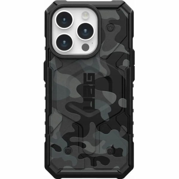 Pouzdro UAG  Pathfinder pro iPhone 15 Pro - černá kamufláž