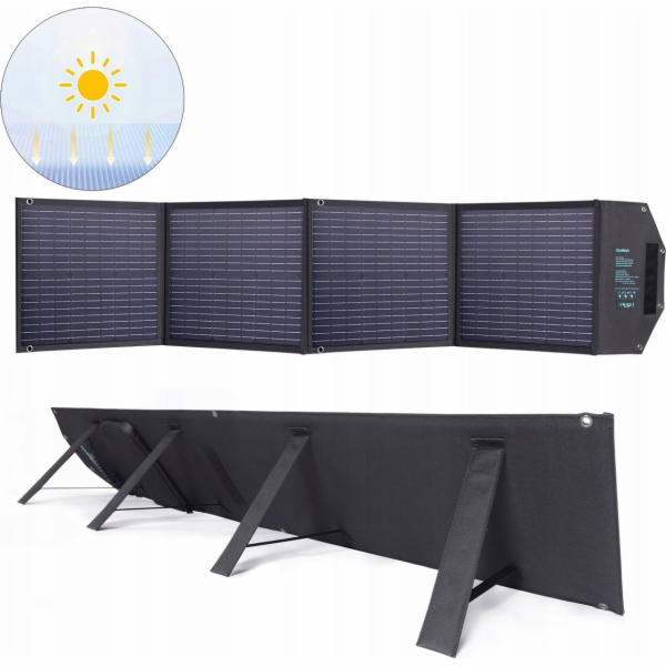 Solární nabíječka Choetech Choetech 100W skládací USB C, ...