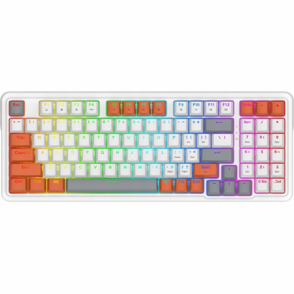 Přepínací klávesnice Redragon K664WOG-RGB Gloria Red (K66...