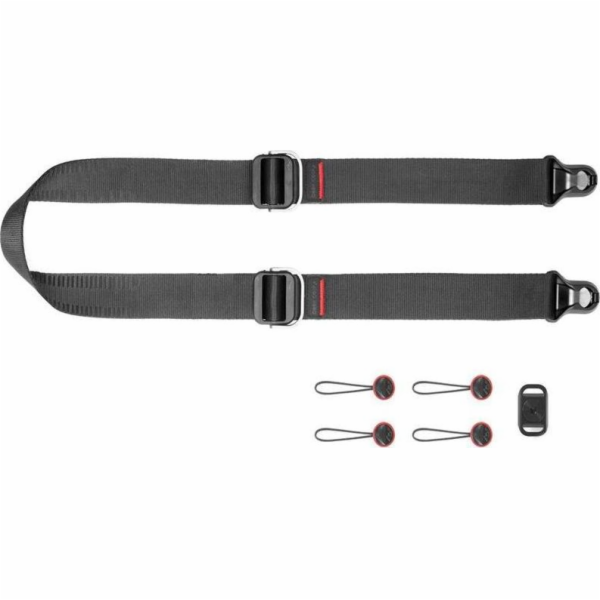 Peak Design  Slide Lite Black v3 popruh na krk nebo ramen...