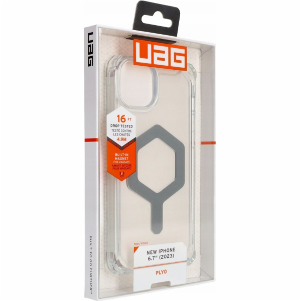 UAG  Plyo MagSafe Case pro iPhone 15 Plus - průhledný a s...