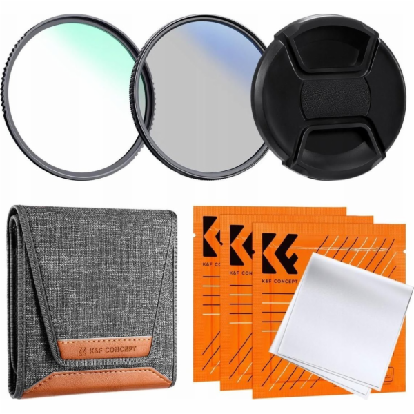 Kf filtr Sada filtrů 4v1 UV NANO-K filtr + polarizační CP...