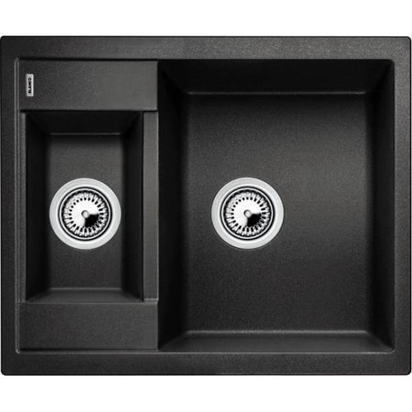 Oboustranný dřez Blanco Metra 6 Silgranit PuraDur Anthracite