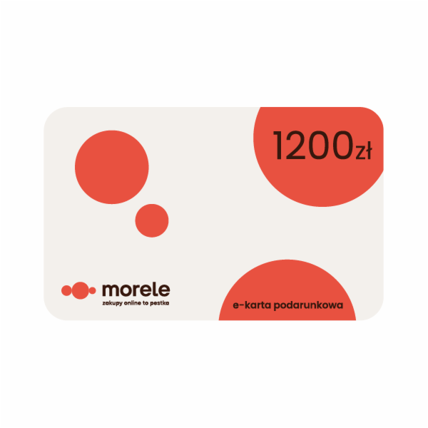 Elektronická dárková karta 1 200 PLN