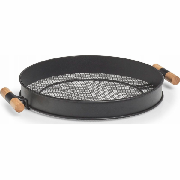 Zeller Kovový podnos s uchy, síťovaná struktura, 48 cm, č...