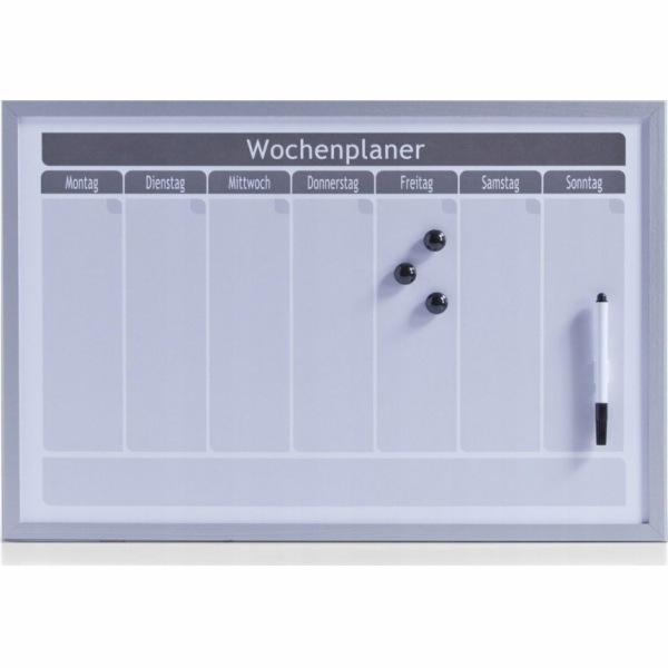 Zeller Magnetická tabule WOCHENPLANER + 3 magnety, 60x40 ...