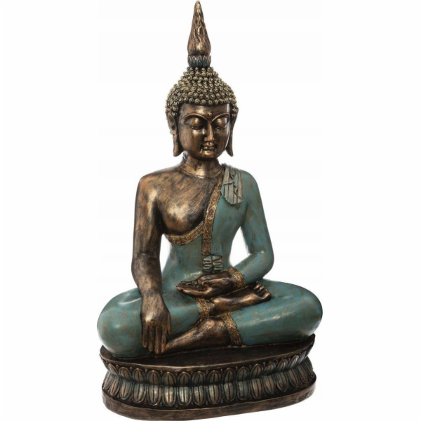 Figurka Atmosphera Buddha, zdobení polyresin, výška 72,5 cm