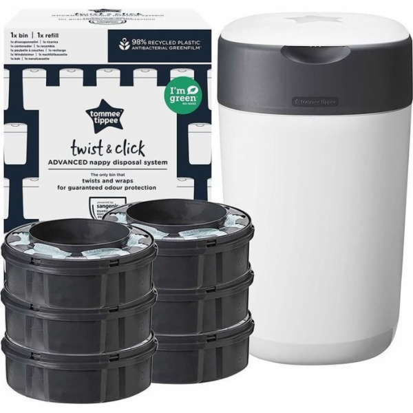 Tommee Tippee 520197 NÁDOBA NA PLENY + 6 VLOŽEK