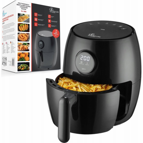 ExtraLink  HOME AIR FRYER 2L EU SJ-200 beztuková fritéza