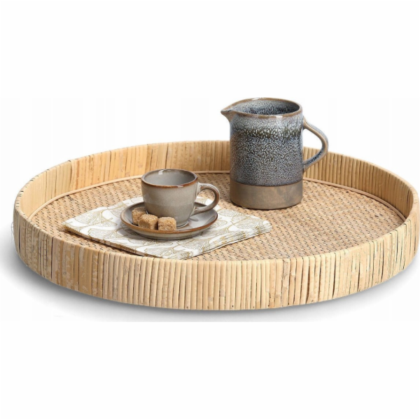 Zeller Dekorační podnos RATTAN, 40 cm, ZELLER