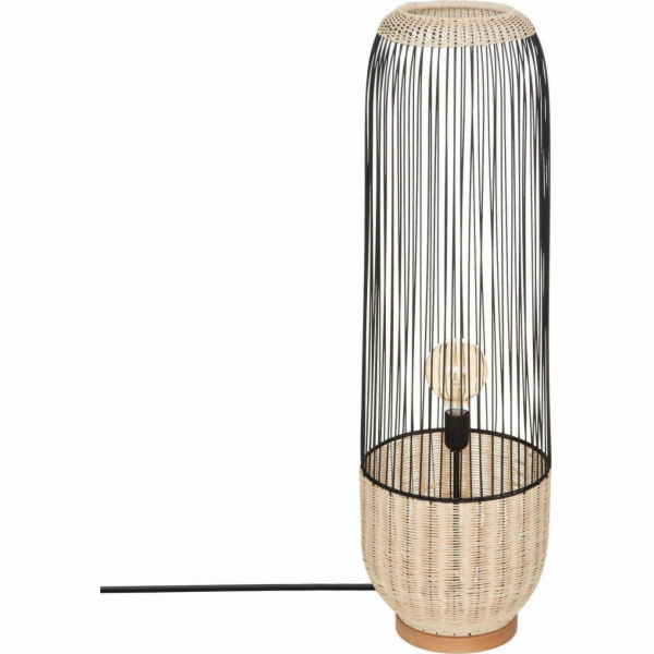 Atmosphera Anea boho stojací lampa, ratan a kov, výška 95 cm