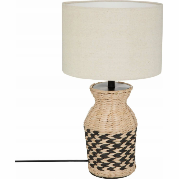 Lampa Atmosphera Hiacynt se stínidlem, tkaná základna, 49 cm