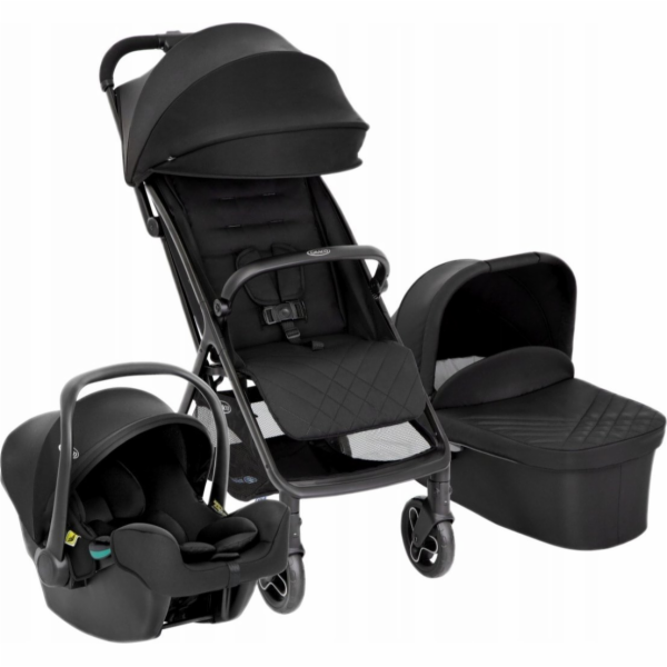 Graco kočárek GRACO MYAVO TRIO PŮLNOČNÍ KOČÁR 3V1 SET