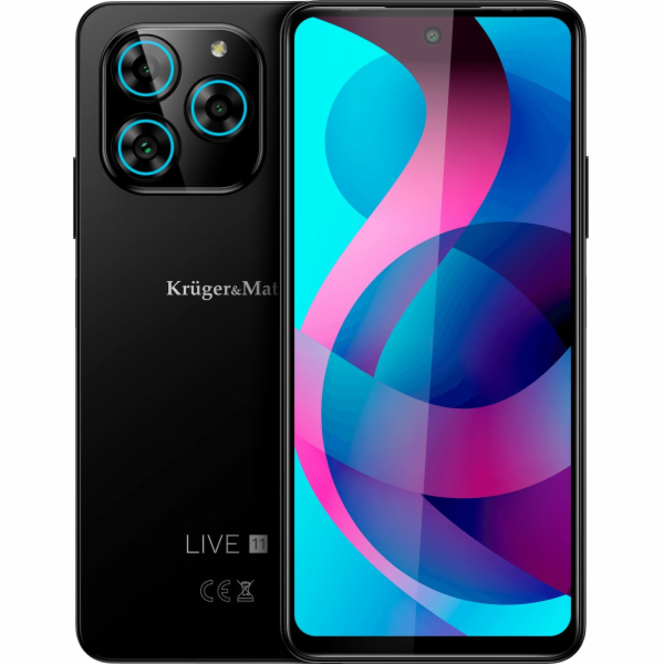Kruger&Matz Live 11 6/128GB smartphone černý (KM05004-B)