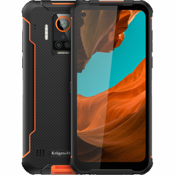 Smartphone Kruger&Matz Drive 10 6/12,5 GB černá a oranžov...