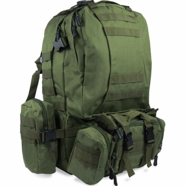 OFFLANDER  TURISTICKÝ BATOH SURVIVAL COMBO 38L ZELENÝ