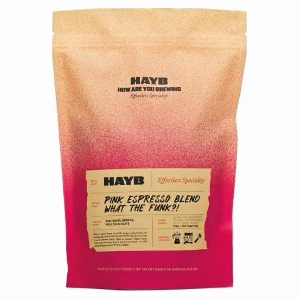 HAYB Kávová zrna HAYB - Pink Espresso Blend WTF 1kg