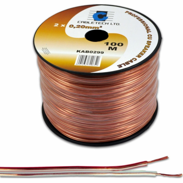 Cabletech KAB0315 Reproduktorový kabel 1,0 mm (100 m role)