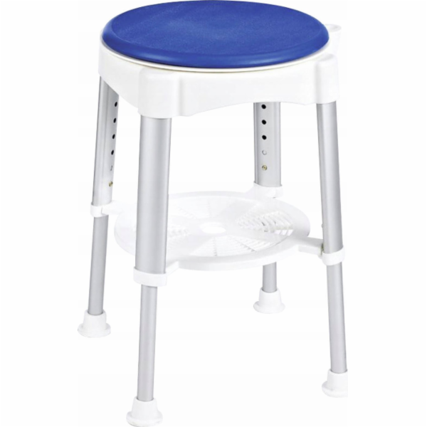Maximex Taburet do sprchy, otočný sedák, výška 41,5-59 cm