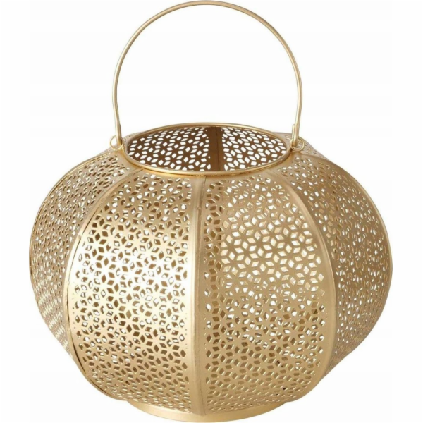 Boltze Orientální zlatá lucerna SELIM, 23 cm