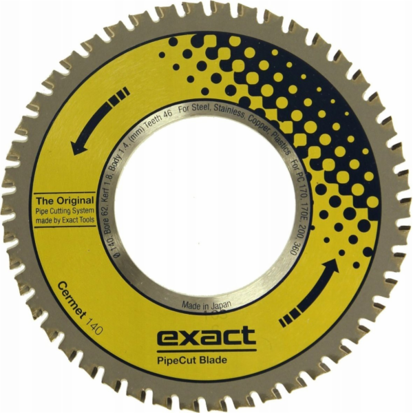 Exact CERMET pila na řezání nerezové oceli Exact 180 mm