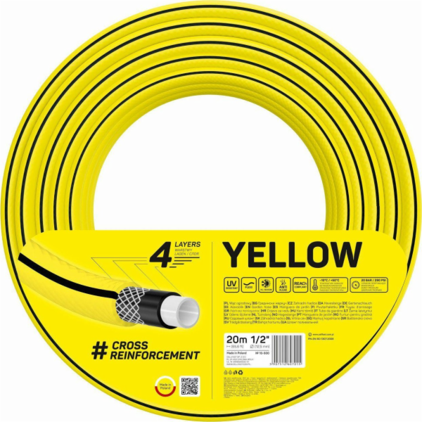 Cellfast Zahradní hadice Cellfast 4YELLOW 3/4 50m