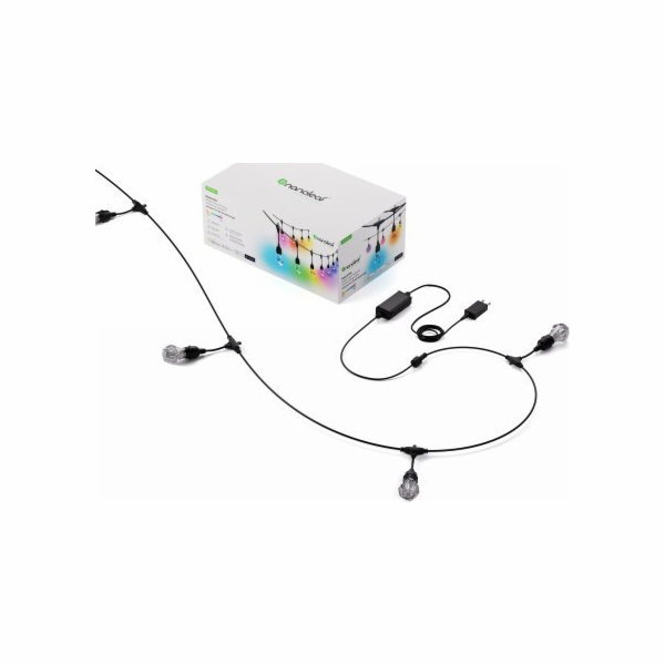 Nanoleaf  Essentials Smart Multicolor Outdoor String Ligh...