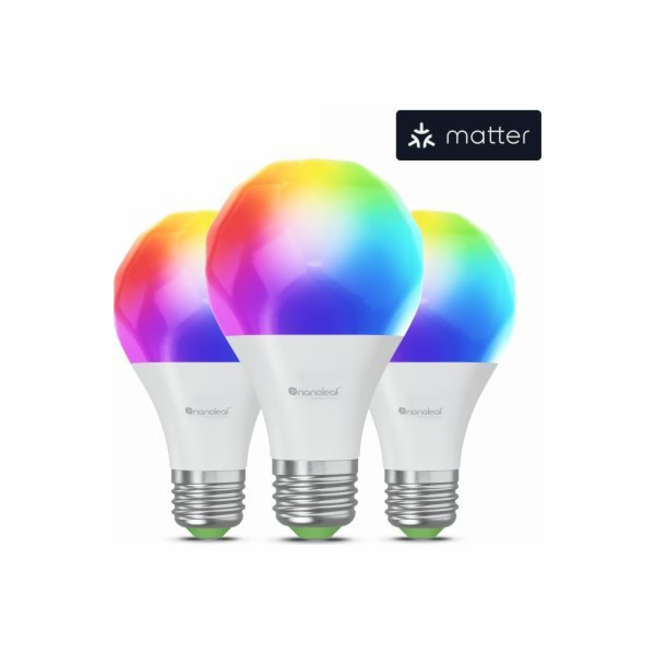 Nanoleaf  Essentials Smart Bulbs - sada 3 žárovek Žárovky...