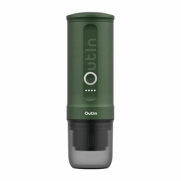 Outin - Nano Espresso Maker - Forest Green přenosný espre...