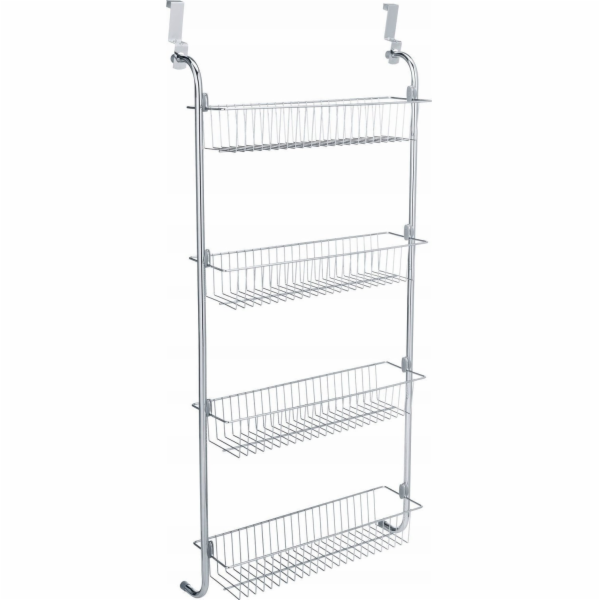 Wenko Police s košíky pro montáž na dveře, chromovaná ocel