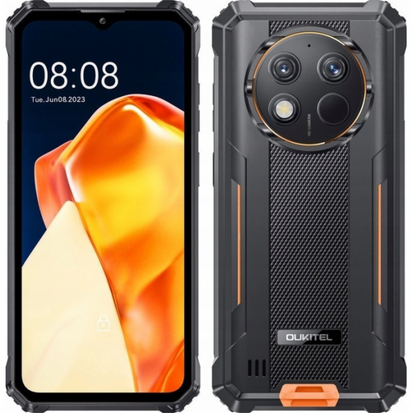 Smartphone Oukitel  WP28S 4/128 10600mAh DS. Pomerančový