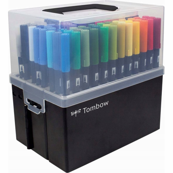 Organizér Tombow v sadě se 108 pery ABT Dual Brush
