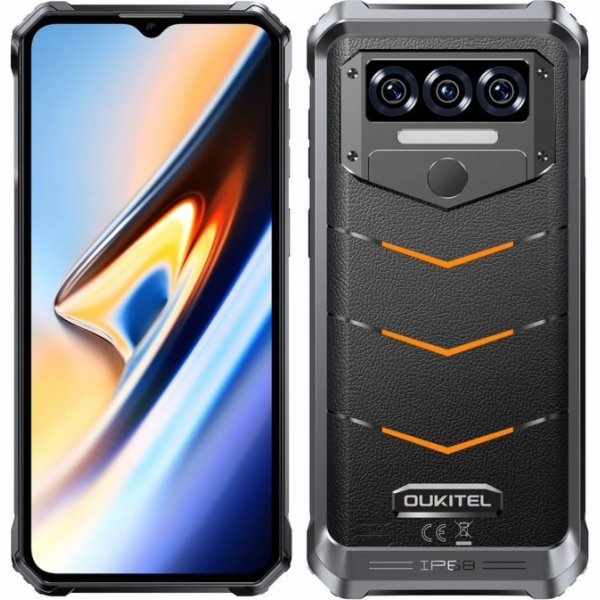 Smartphone Oukitel WP38 6/256 GB 10600 mAh DualSIM oranžová