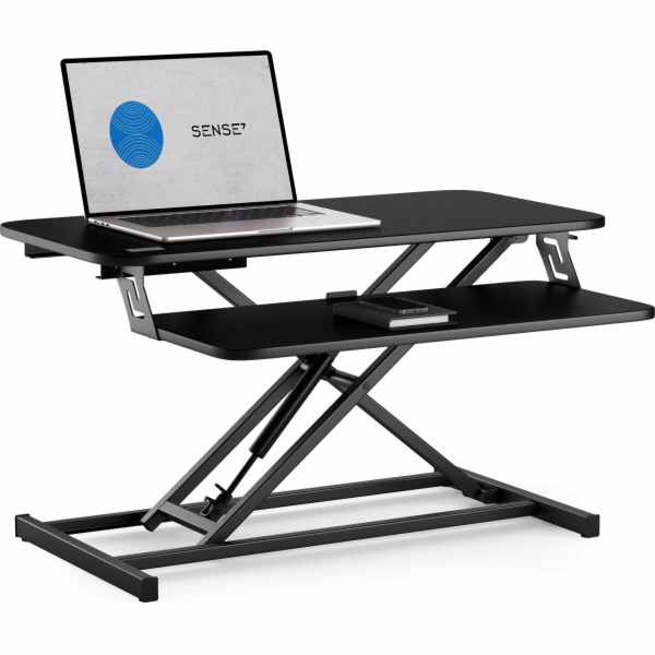 Kancelářský konvertorový stůl SENSE7 Black 81 cmx40 cm