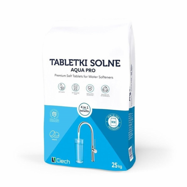 Vakuové solné tablety Ciech, 25 kg