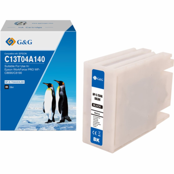 G&G  kompatibilní inkoust / inkoust s C13T04A140, NP-E-T0...