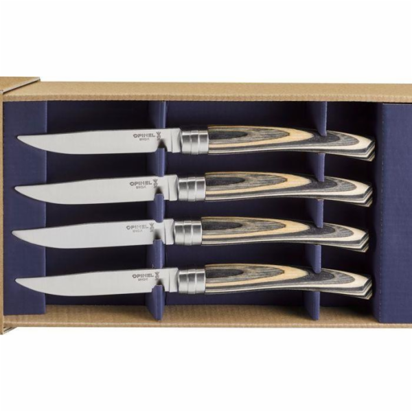 Opinel  Sada 4 nožů Table Chic Laminated Birch